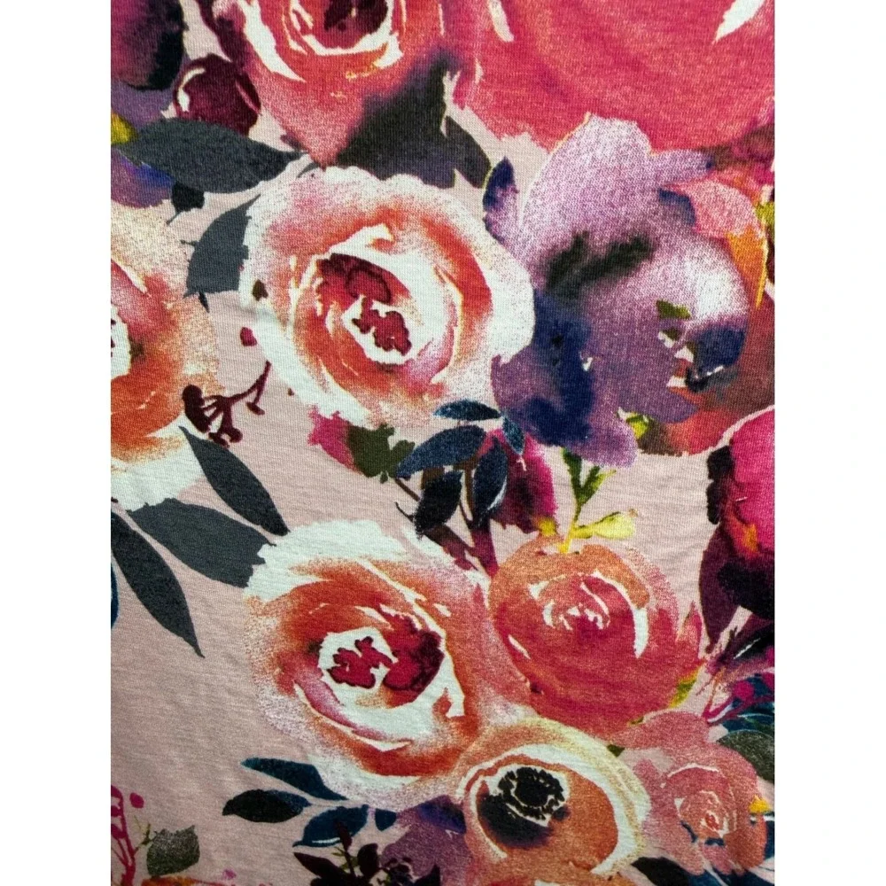 Posh Peanut Pink Floral Rose Bamboo Viscose Swaddle Blanket and Headband Set